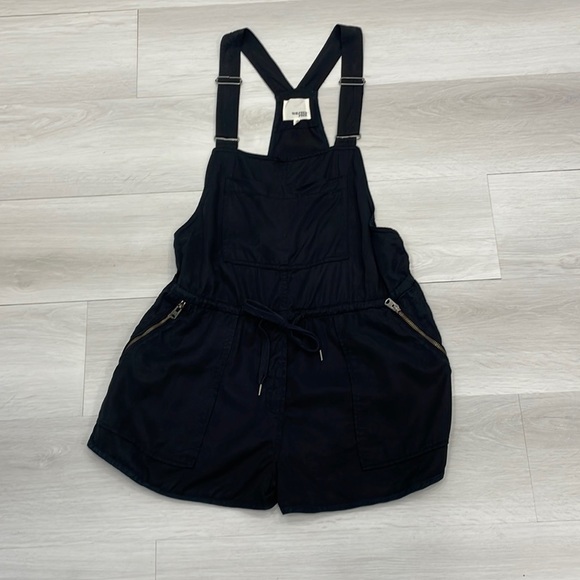 Aritzia Wilfred Free Beatriz Black Romper - Picture 1 of 11